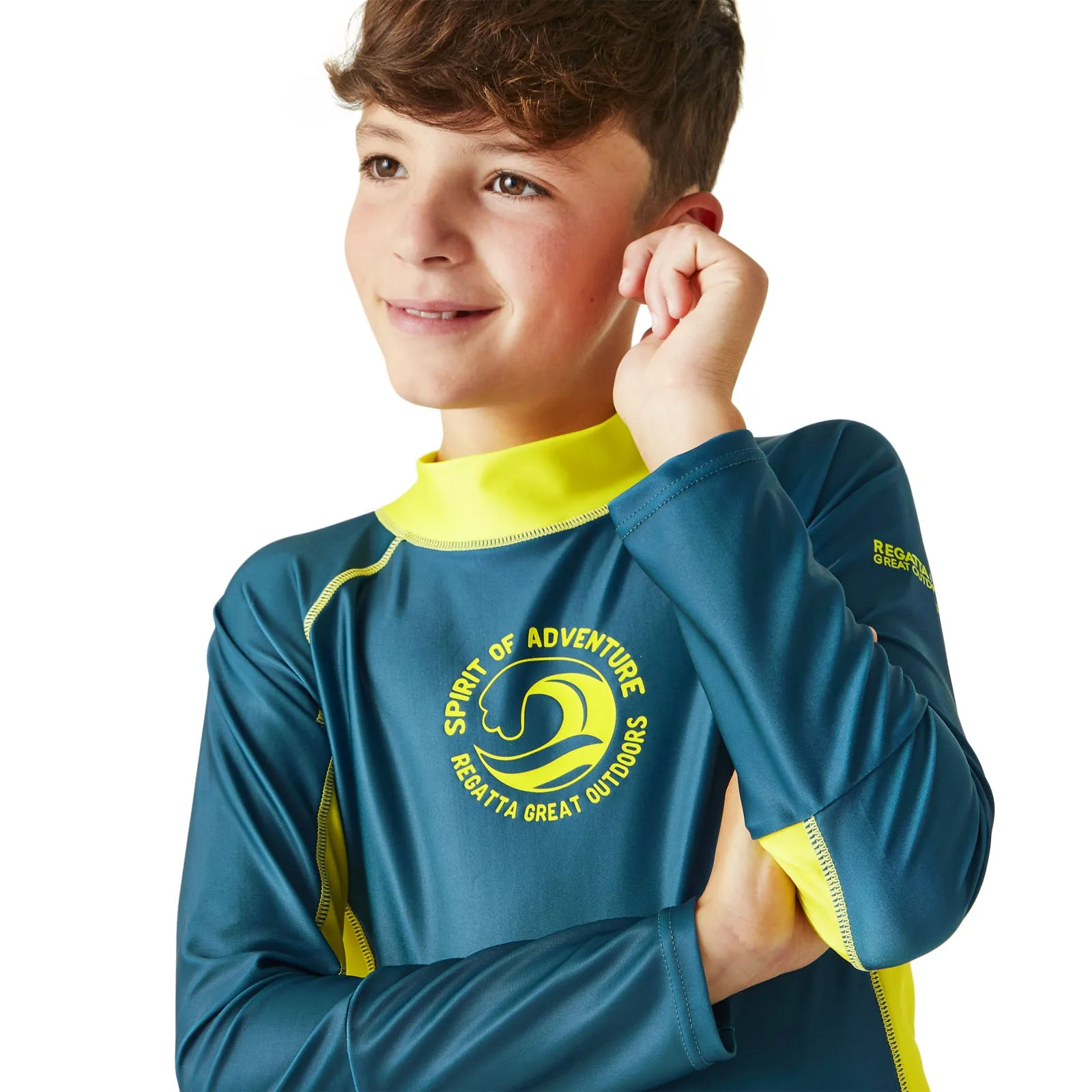 Regatta Kids Hoku II Long Sleeve UV Protect Rash Vest