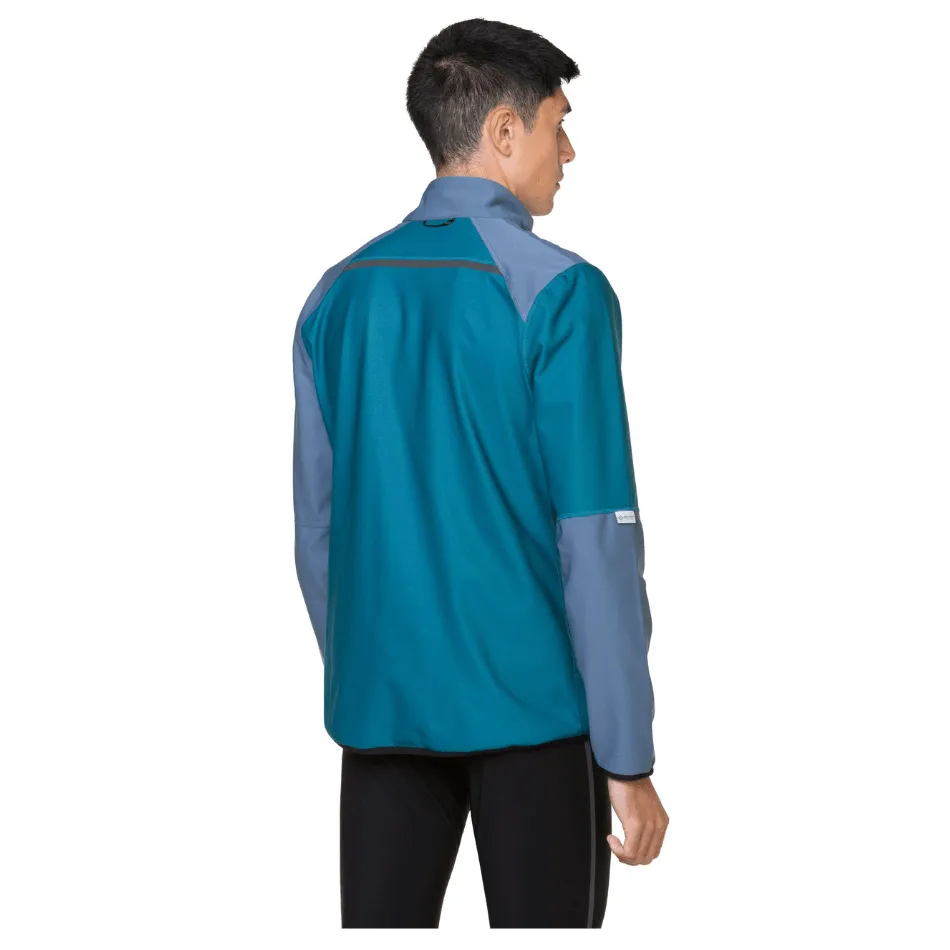 Ronhill Men's Tech Gore-Tex Wind stopper Jacket in Deep Teal/Lake/Acid AW24