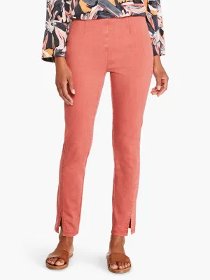 Seams All Day Slim Leg Denim Pant in Terracotta