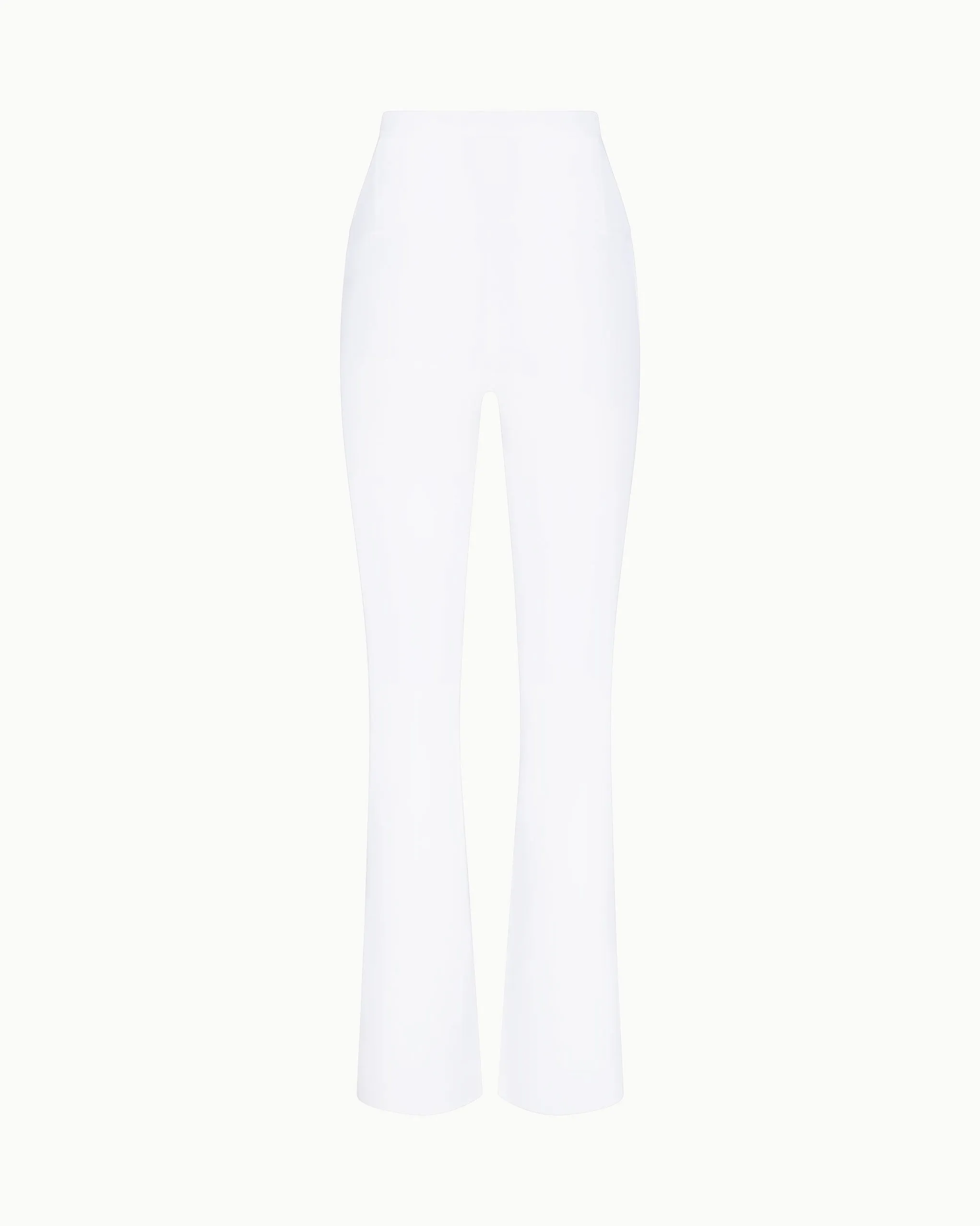 Sleek Stretch Cutout Foldover Pant | Bright White