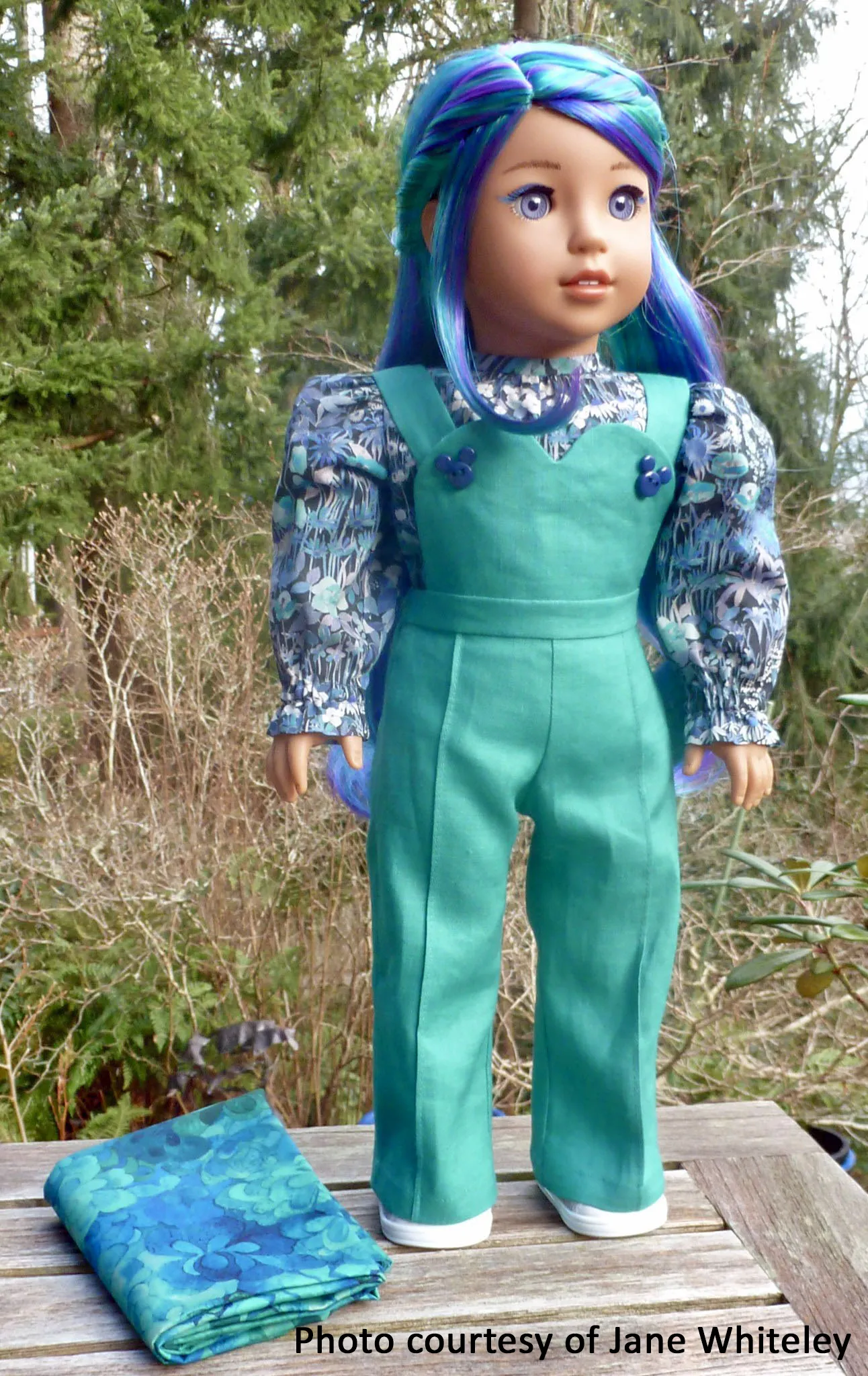 Sweetheart Overalls Inch Doll Sewing Pattern