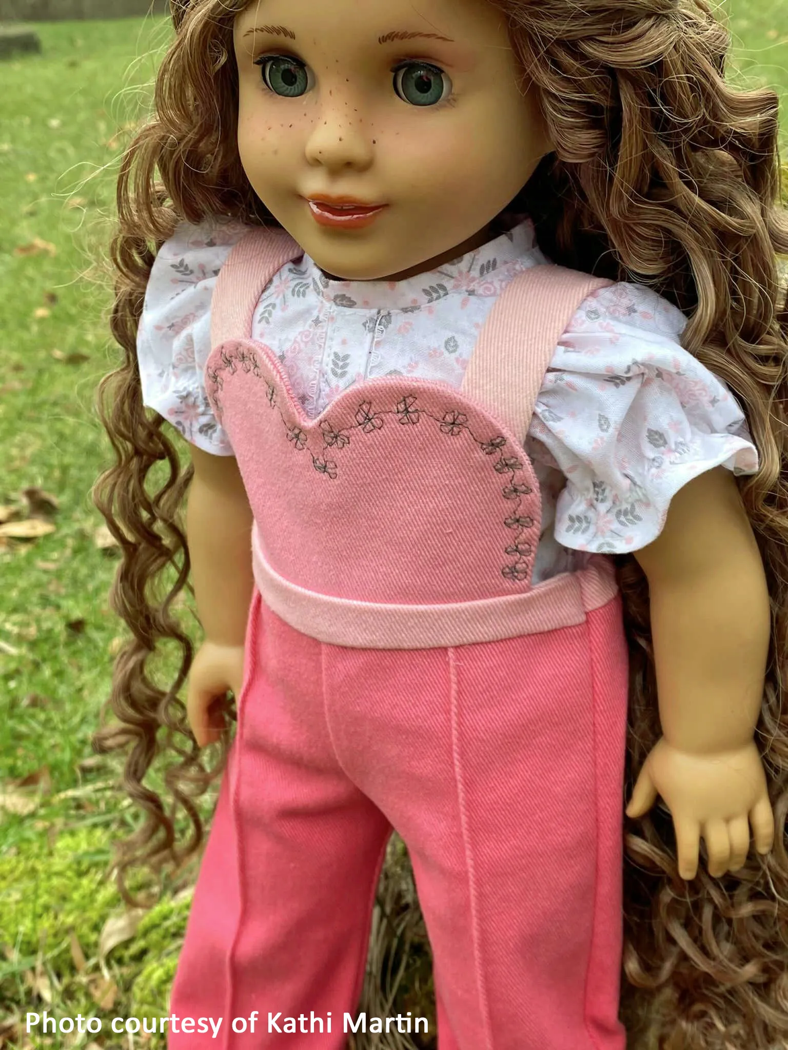 Sweetheart Overalls Inch Doll Sewing Pattern