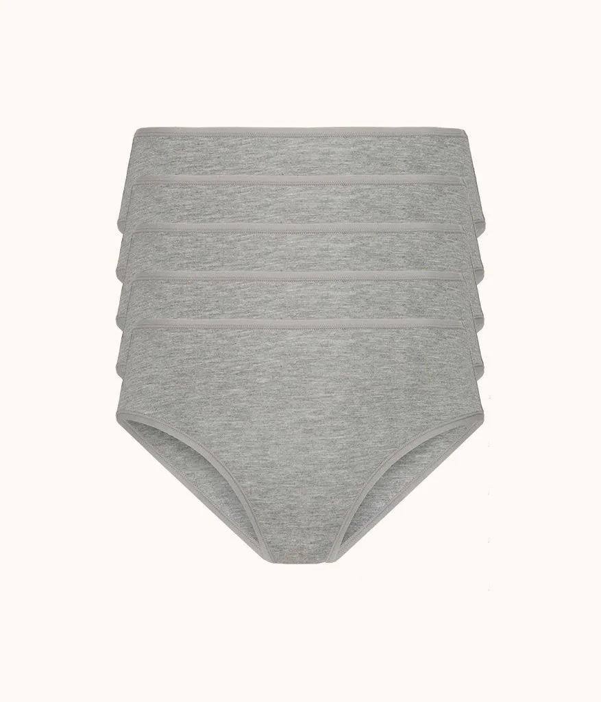 The All-Day Brief 5-Pack: Heather Gray