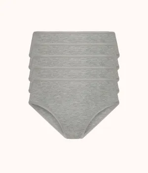 The All-Day Brief 5-Pack: Heather Gray