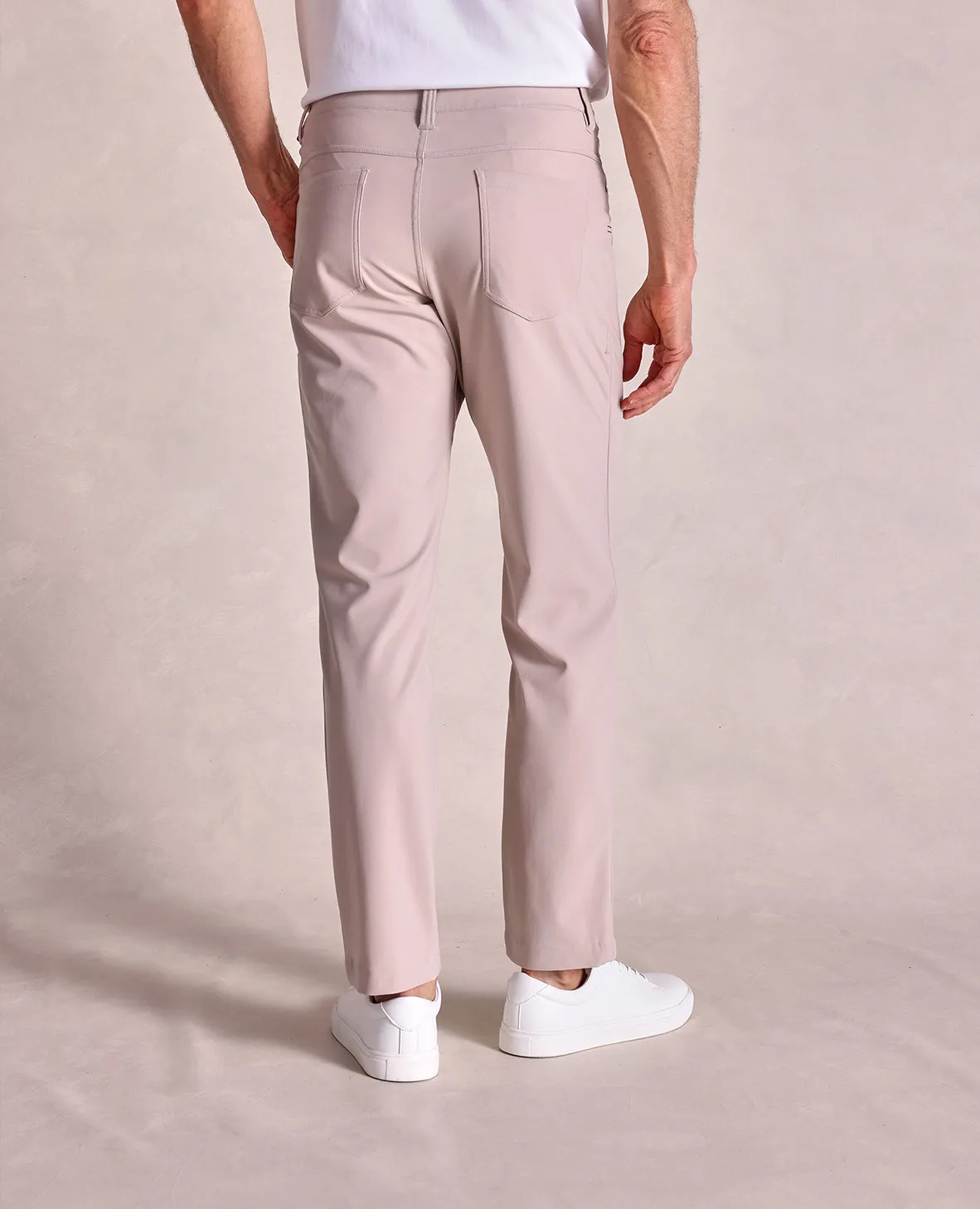 The Voyager - Performance Knit 5-Pocket Pant - Khaki