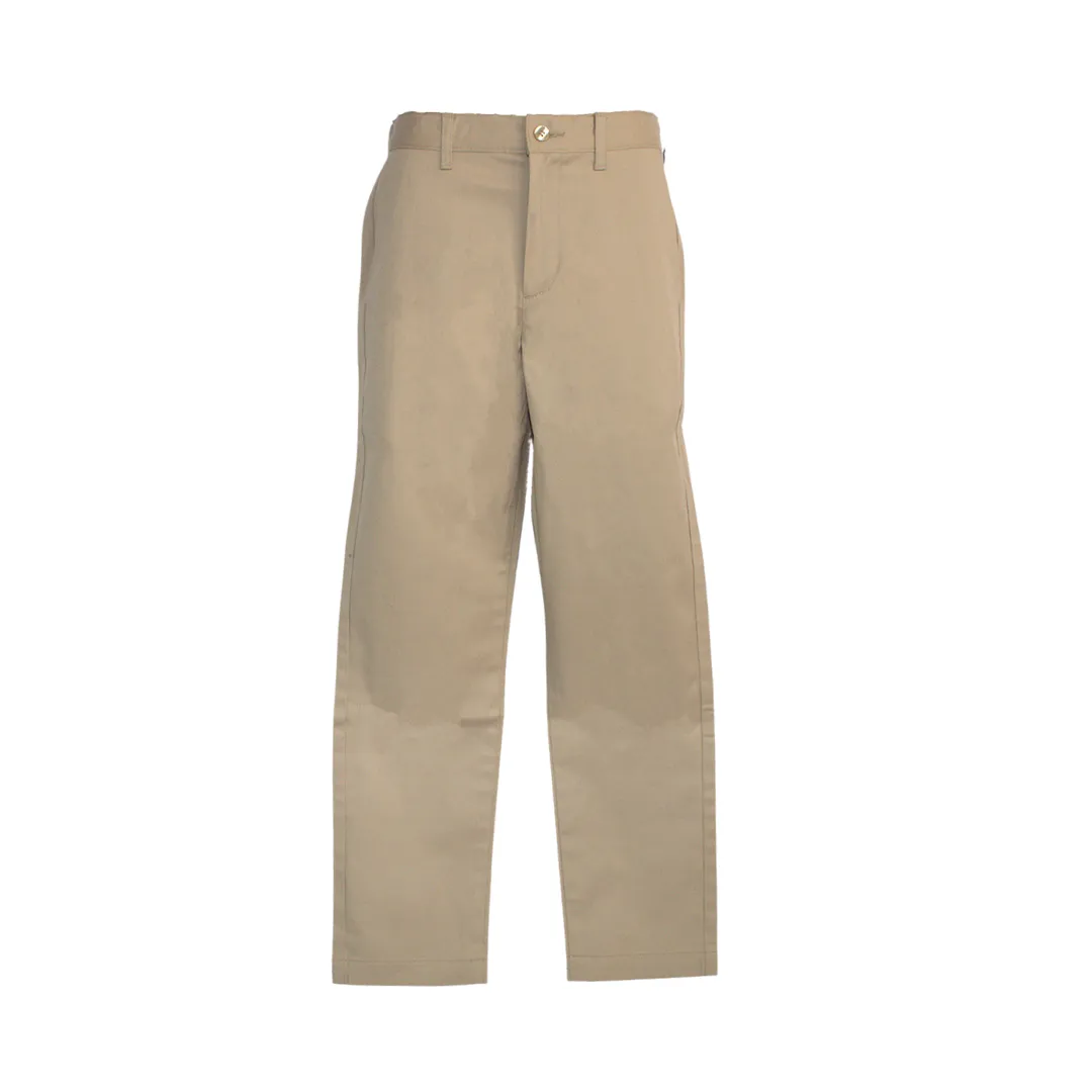 Tulane Boys Stretch Twill Pants Khaki