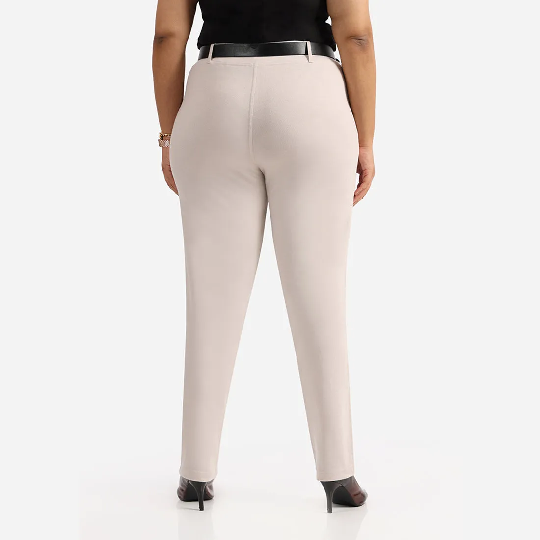 Work-To-Wine Twill Straight Pants