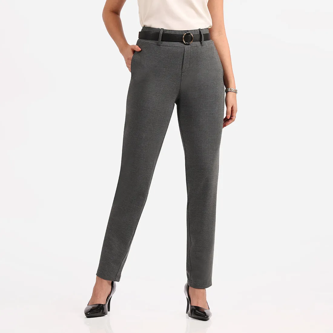 Work-To-Wine Twill Straight Pants