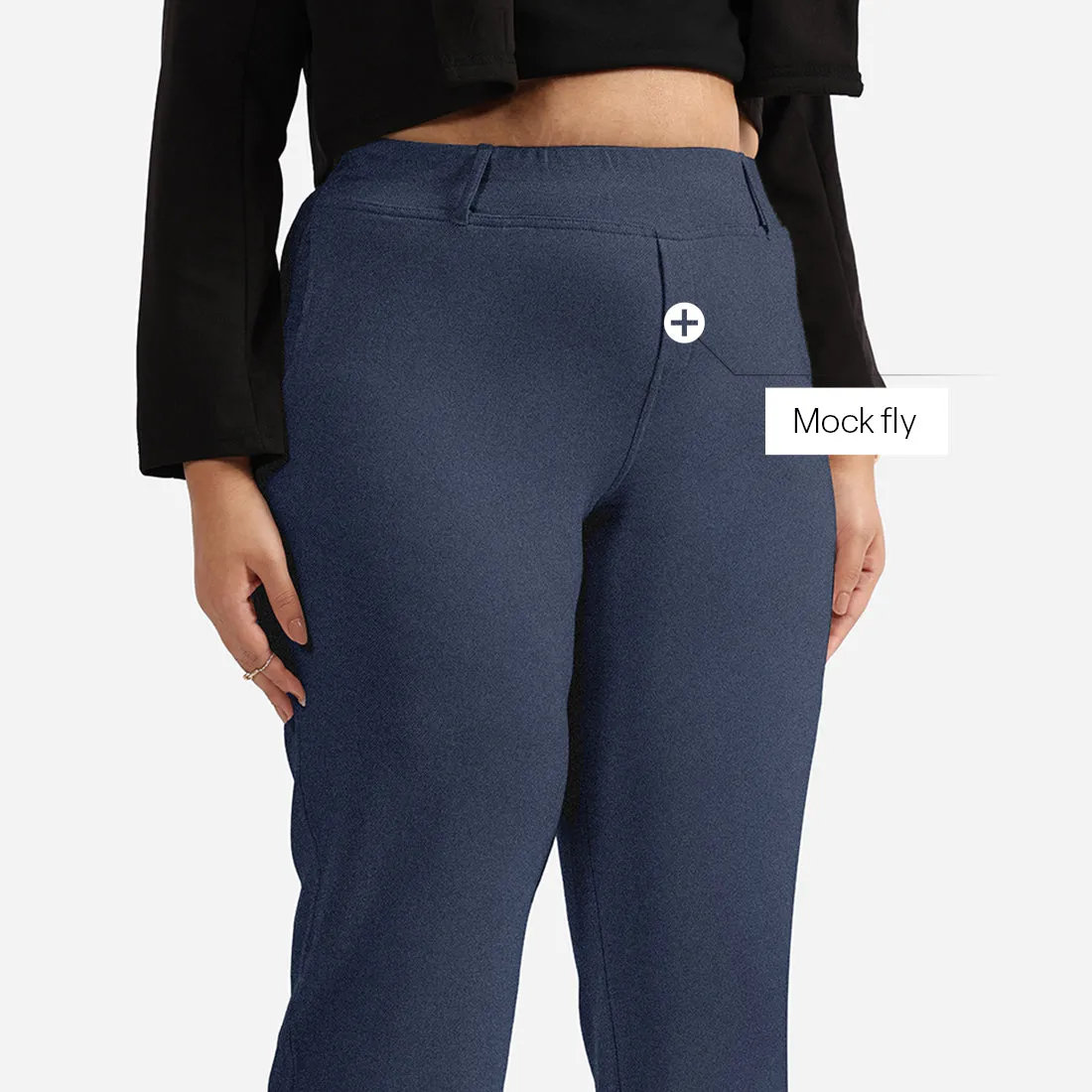 Work-To-Wine Twill Straight Pants