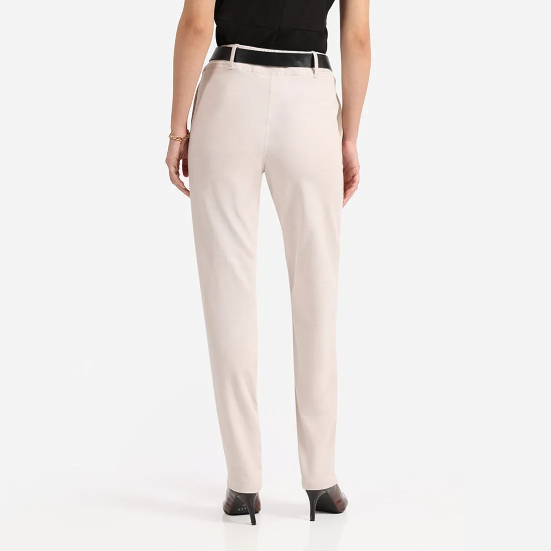 Work-To-Wine Twill Straight Pants