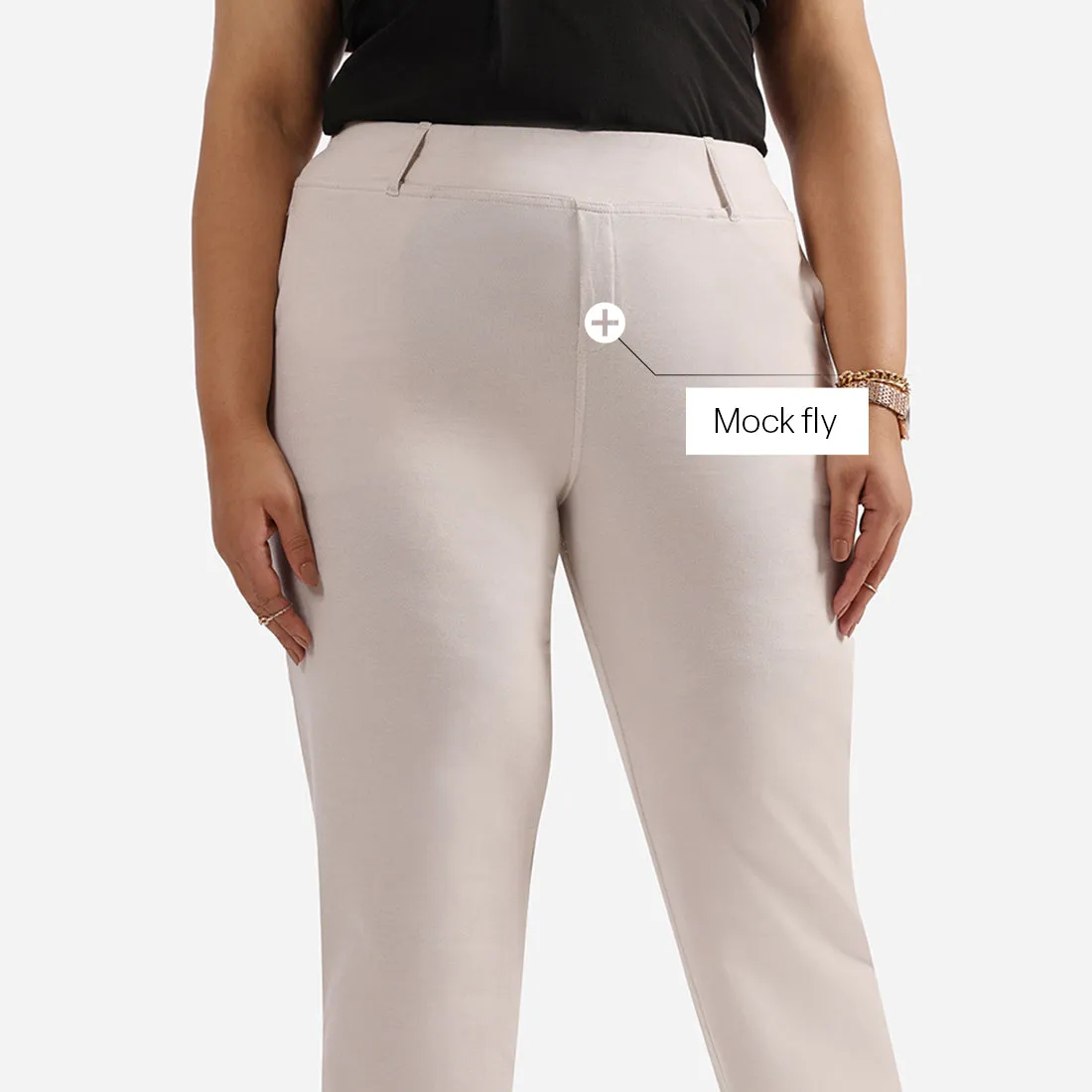 Work-To-Wine Twill Straight Pants