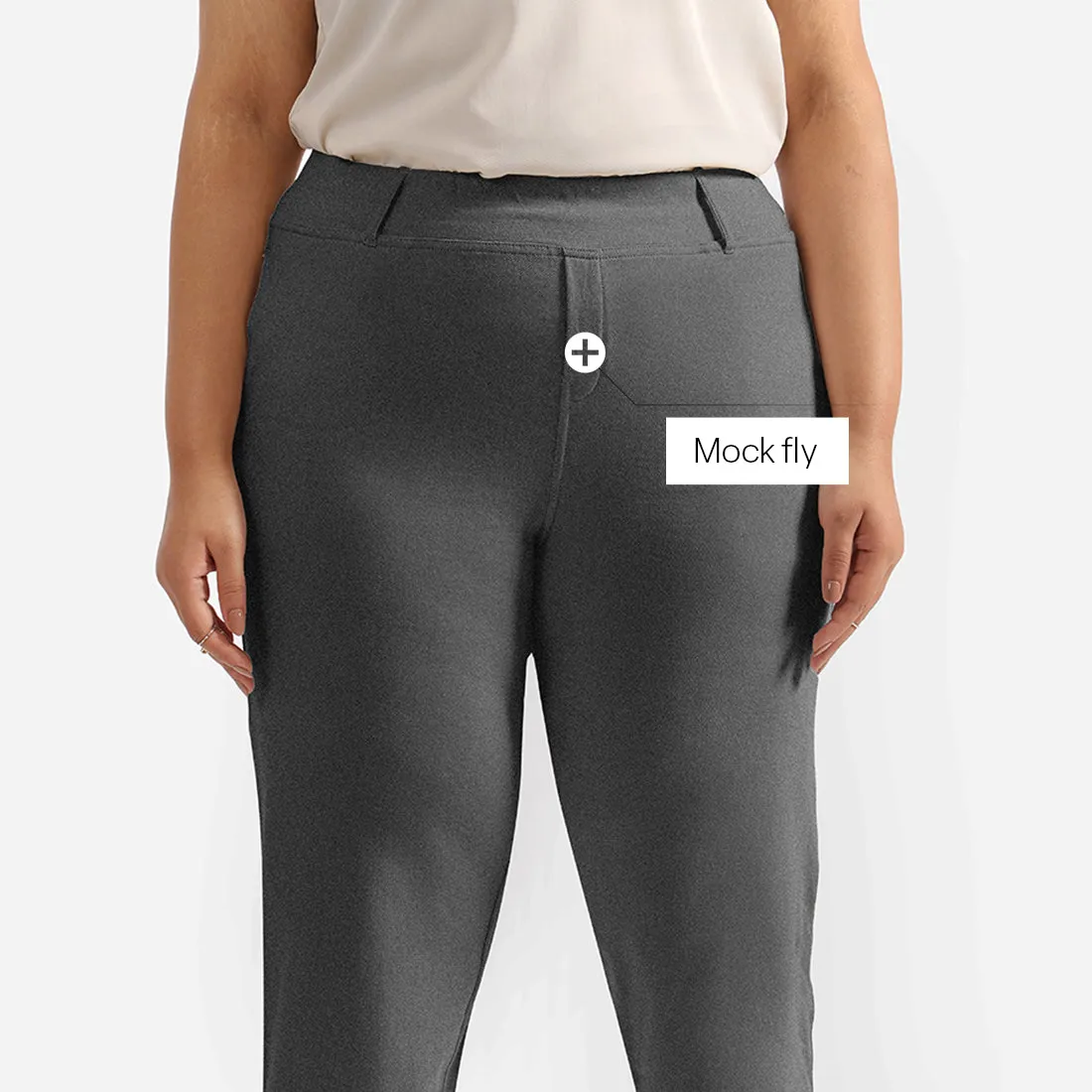 Work-To-Wine Twill Straight Pants