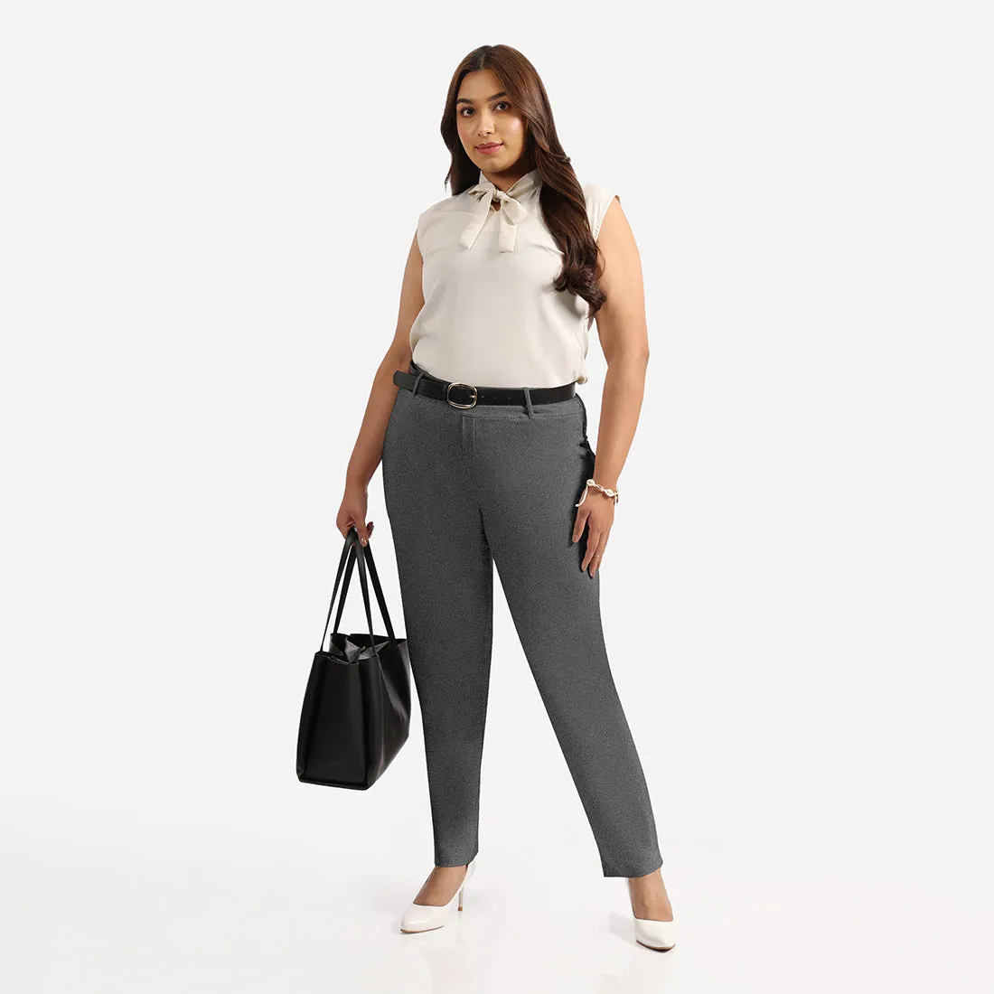 Work-To-Wine Twill Straight Pants