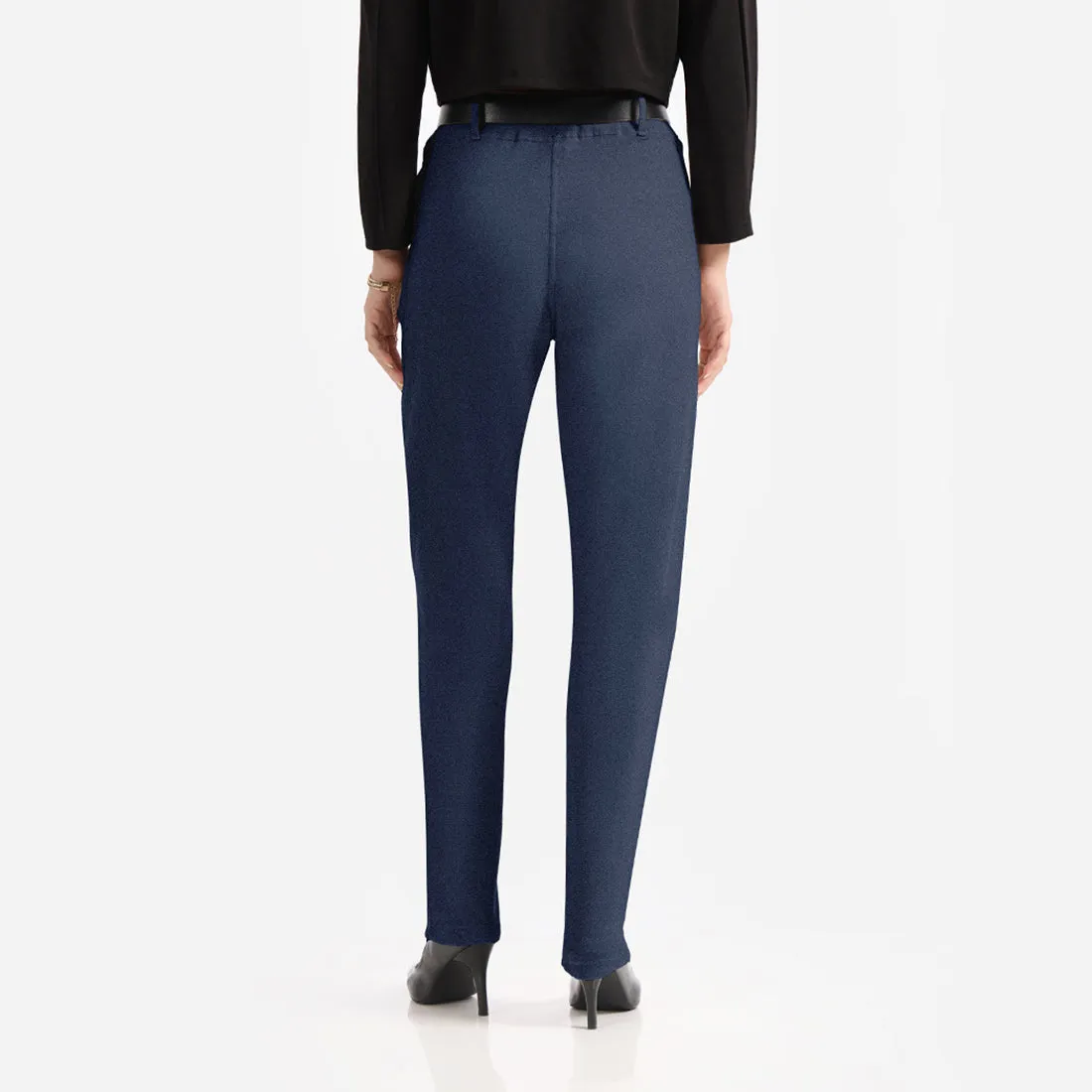 Work-To-Wine Twill Straight Pants