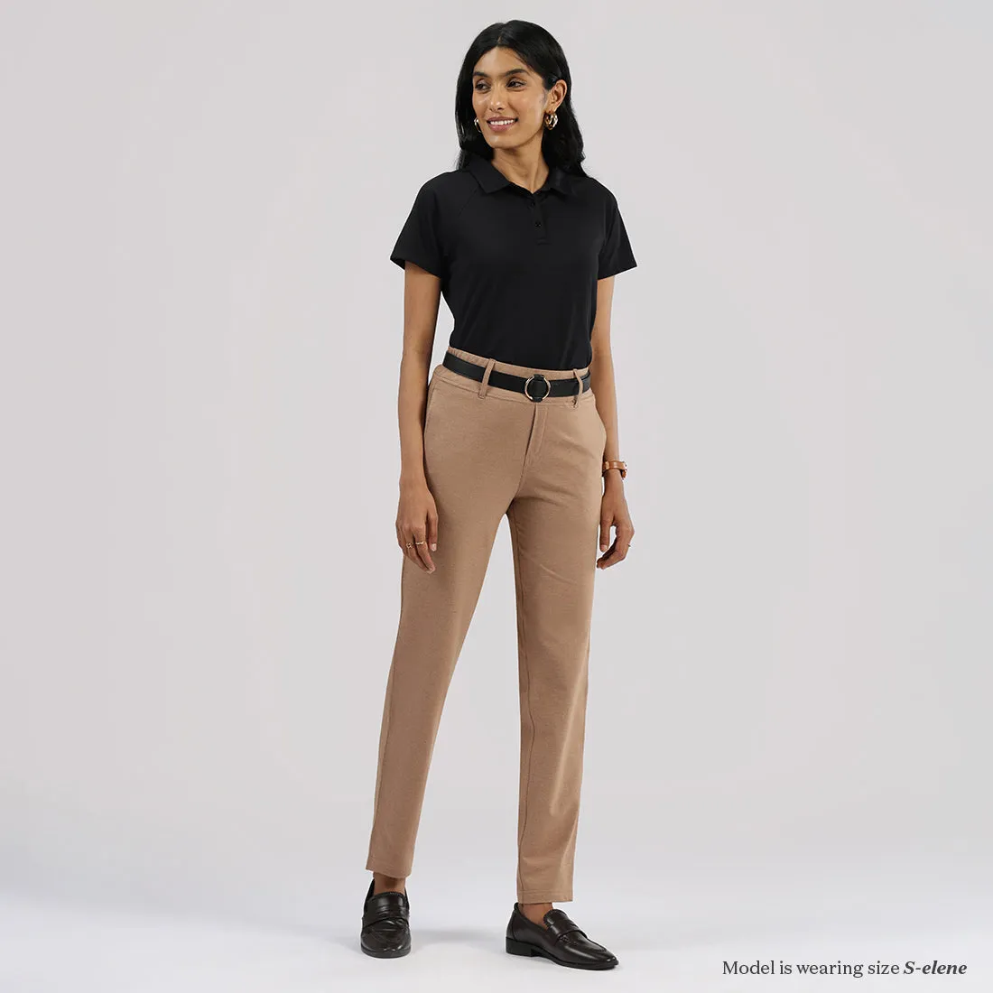 Work-To-Wine Twill Straight Pants